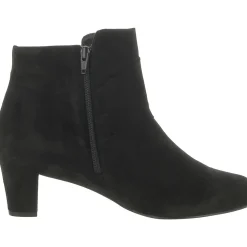 Cutey Suede Gathered Ankle Boots