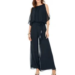 Cut-Out Blouson Jumpsuit