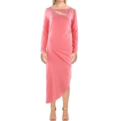 Cut-Out Cotton Midi Dress