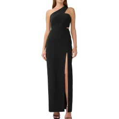 Cut-Out One Shoulder Evening Dress