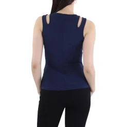 Cut-Out Rayon Pullover Top