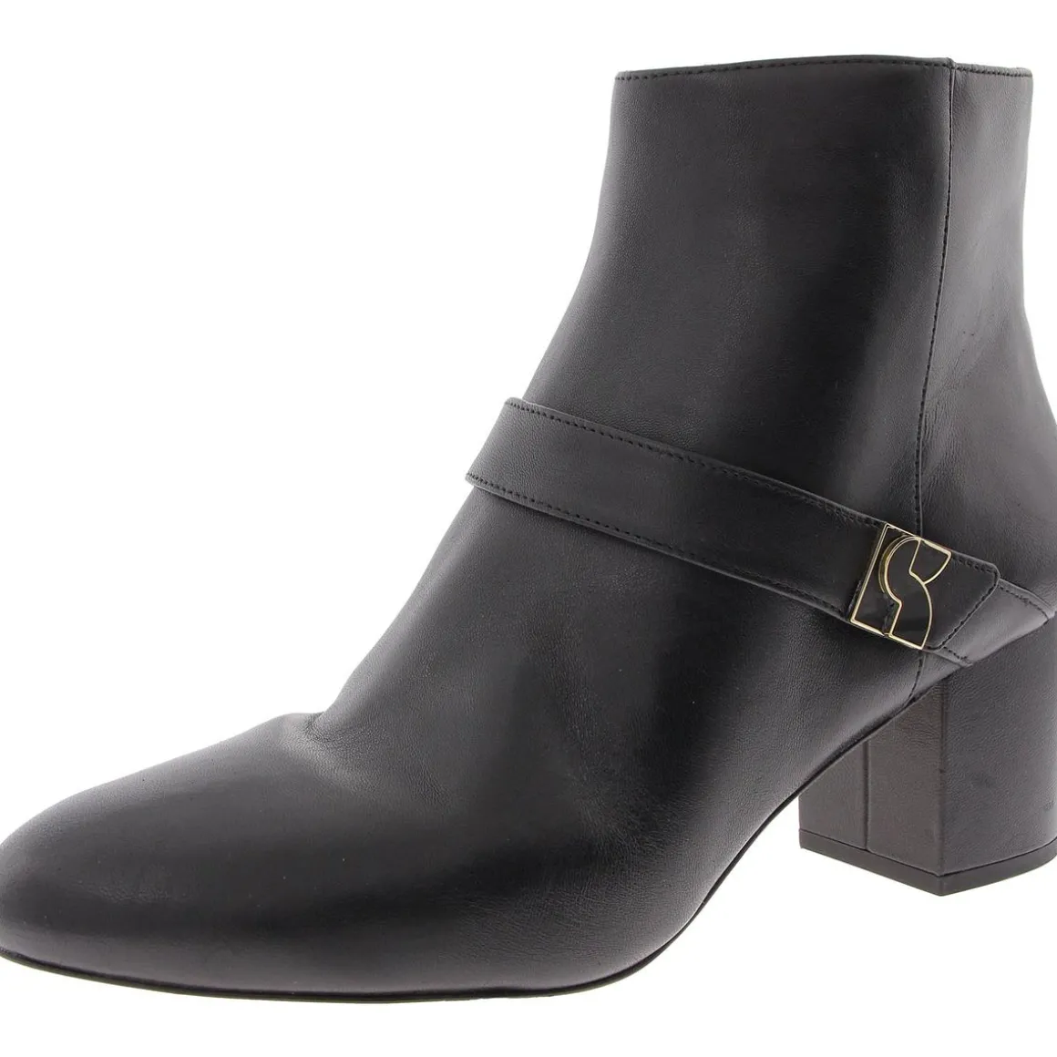 Dakota Zipper Leather Booties