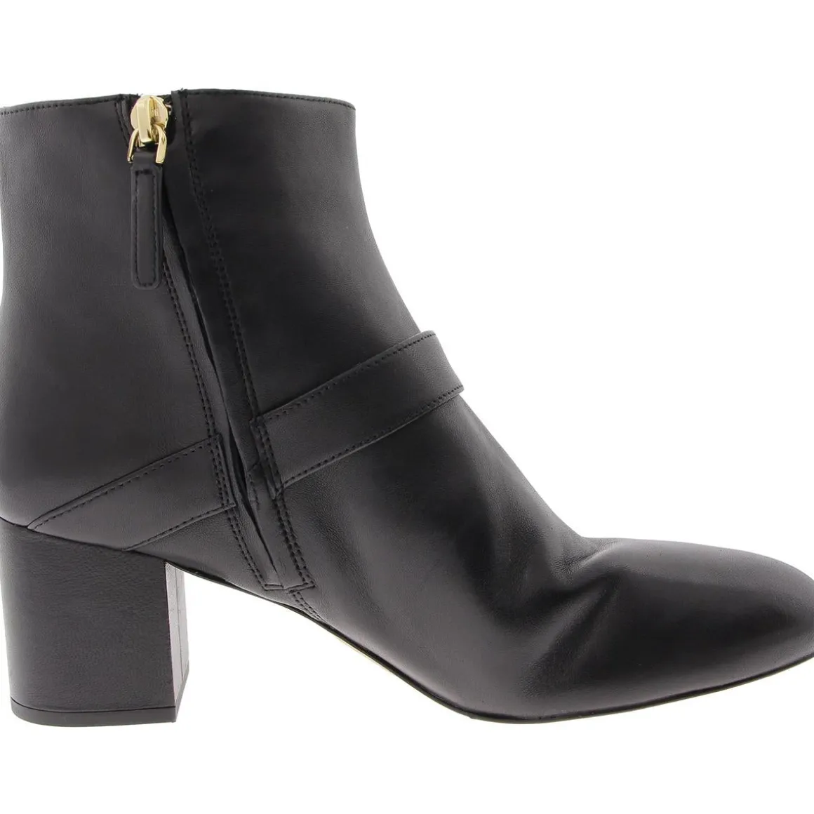 Dakota Zipper Leather Booties