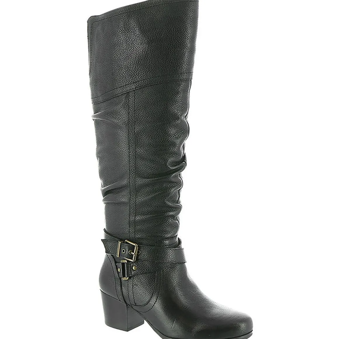 Dakota Leather Knee-High Riding Boots