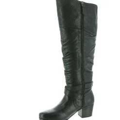 Dakota Leather Knee-High Riding Boots