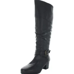 Dakota Leather Knee-High Riding Boots