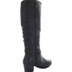 Dakota Leather Knee-High Riding Boots