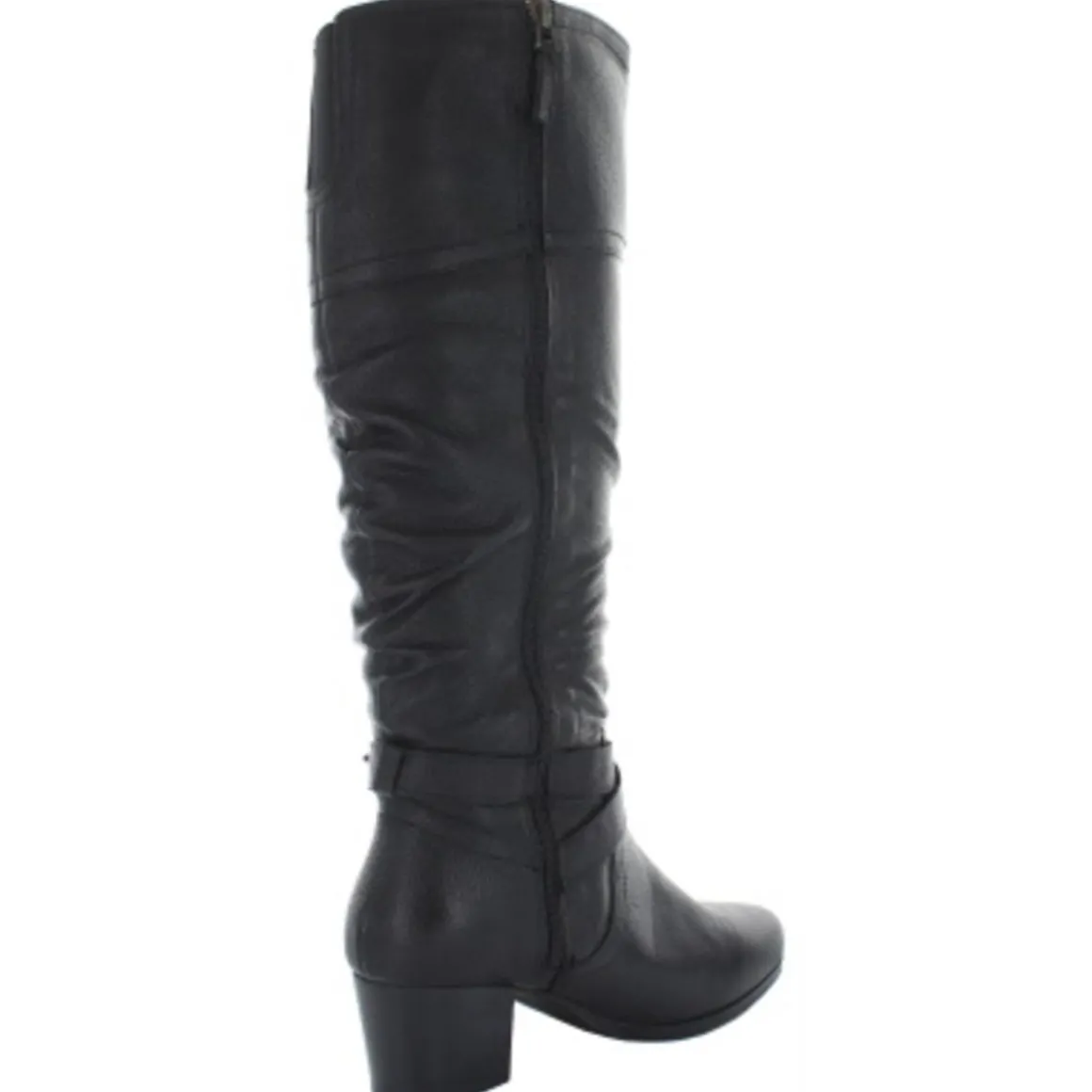 Dakota Leather Knee-High Riding Boots
