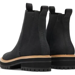 Dakota Leather Pull On Chelsea Boots