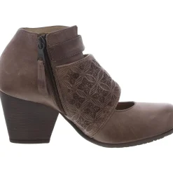 Dale Faux Leather Cut-out Ankle Boots