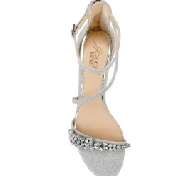 Dalezya Rhinestones Slip On Heels
