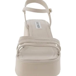 Dane Strappy Faux Leather Wedge Sandals