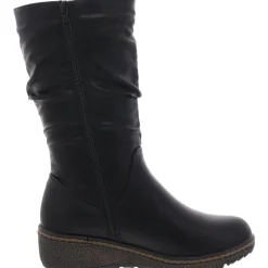 Dange Faux Leather Padded Insole Knee-High Boots