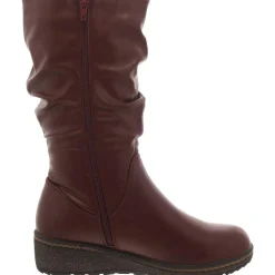 Dange Faux Leather Padded Insole Knee-High Boots