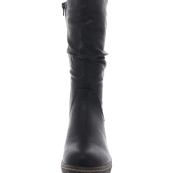 Dange Faux Leather Padded Insole Knee-High Boots