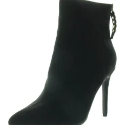 Dasha Faux Leather Embossed Heels