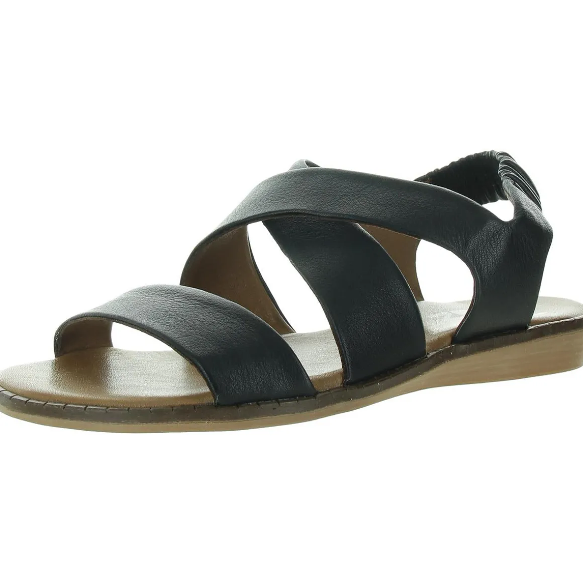 Dawn Stretch Leather Slingback Sandals