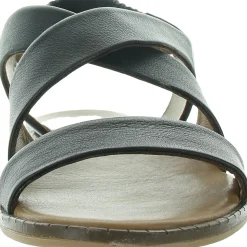 Dawn Stretch Leather Slingback Sandals