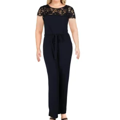 Dayah Lace Illusion Jumpsuit