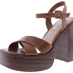 Dayana Adjustable Leather Platform Sandals