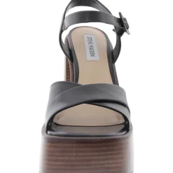 Dayana Adjustable Leather Platform Sandals