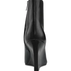 Dayna Leather Wedge Boots