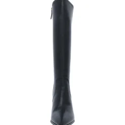 Daytona Faux Leather Heels Knee-High Boots