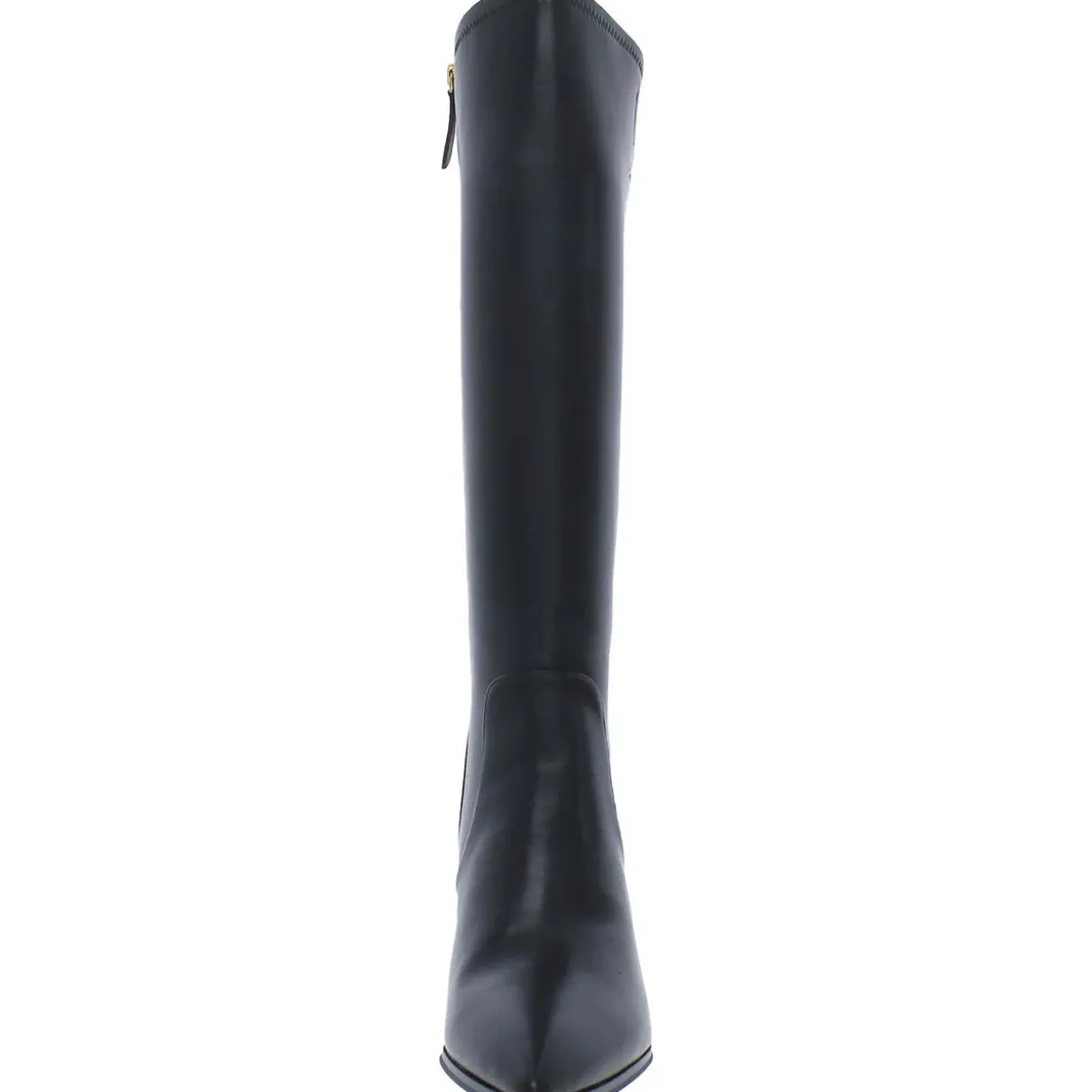 Daytona Faux Leather Heels Knee-High Boots