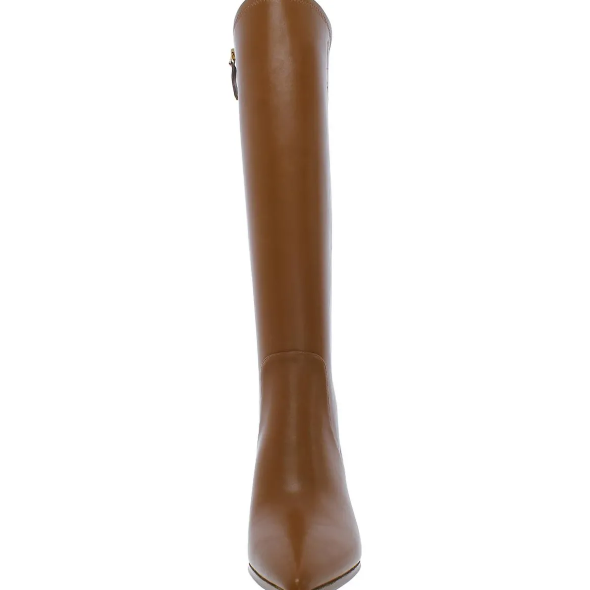 Daytona Faux Leather Heels Knee-High Boots