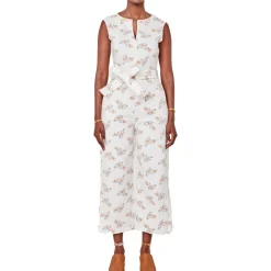 Dean Printed Denim Jumpsuit