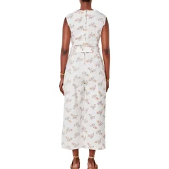 Dean Printed Denim Jumpsuit