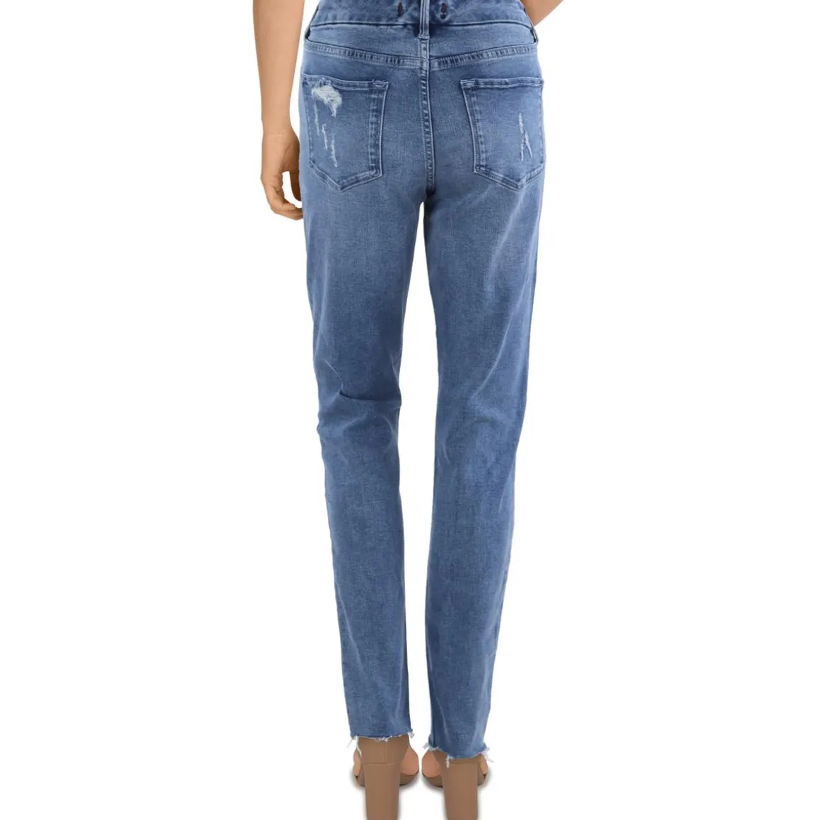 Dear John Destroyed Denim Skinny Jeans