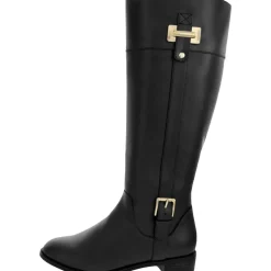 Deliee 2 Zipper Round Toe Riding Boots