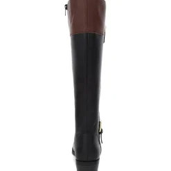 Deliee 2 Zipper Round Toe Riding Boots