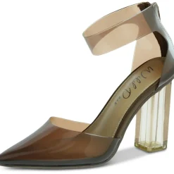 Dellie Ankle Strap Pointed Toe Pumps