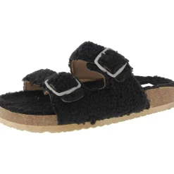 Delpheen Buckle Slide Slippers