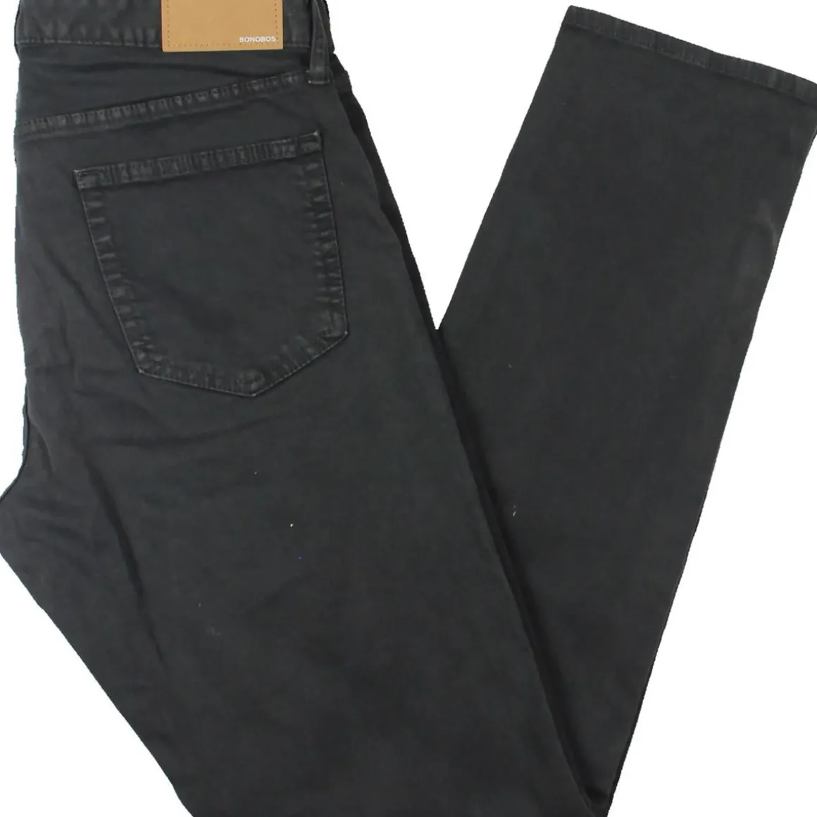 Denim Casual Straight Leg Pants