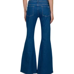 Denim Cotton Flared Jeans
