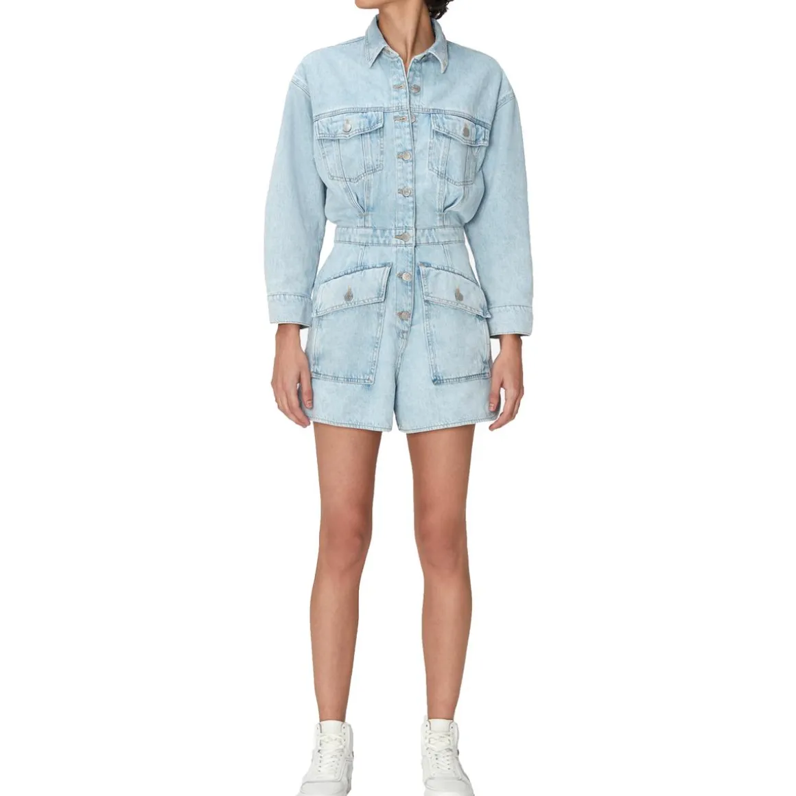 Denim Cotton Romper
