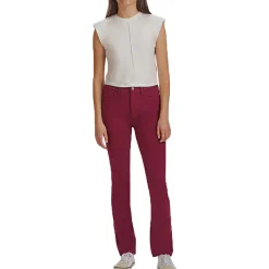 Denim Cotton Straight Leg Jeans