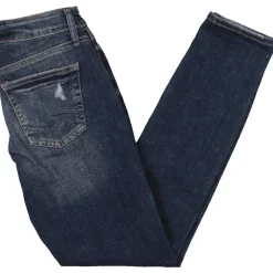 Denim Distressed Skinny Jeans