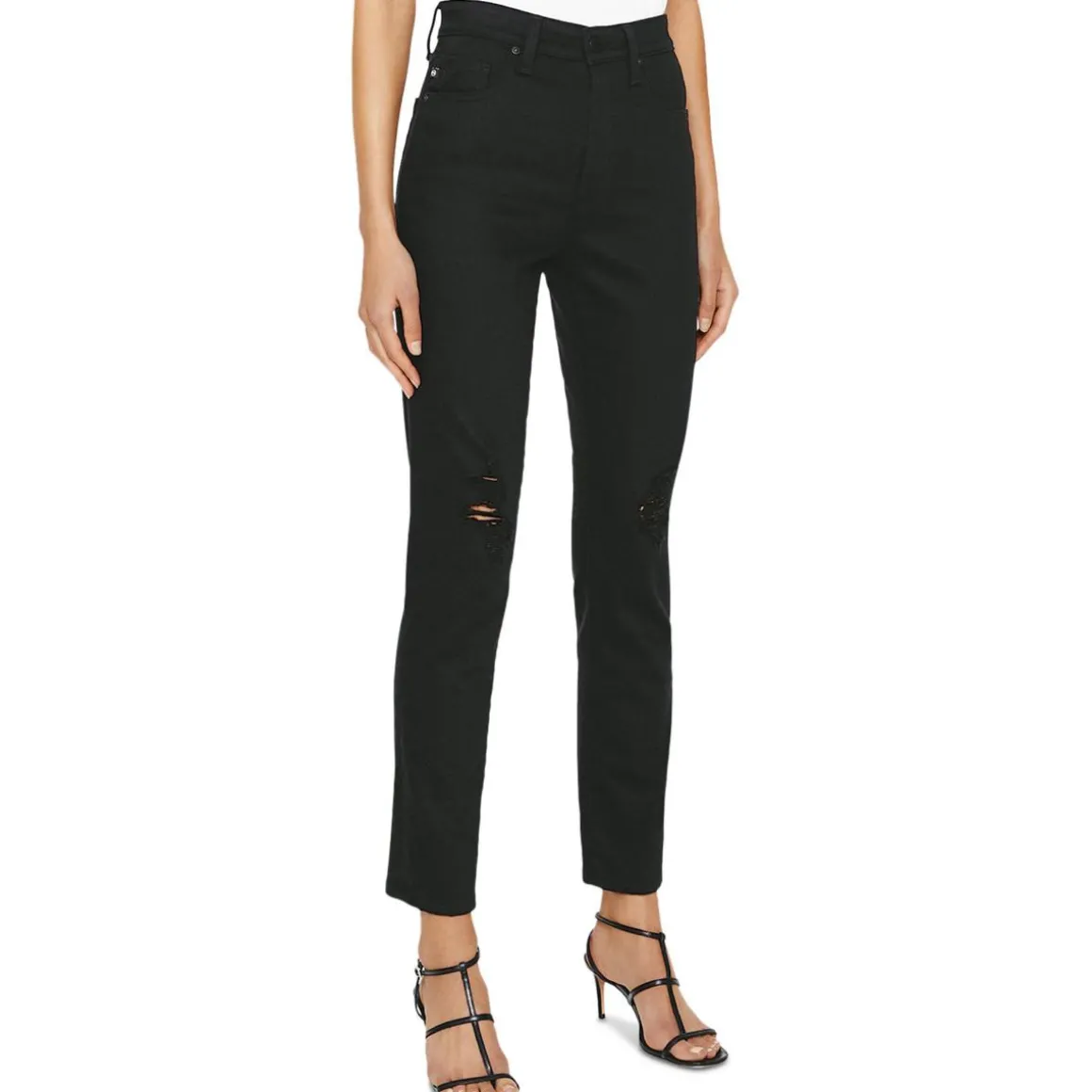 Denim High Rise Slim Jeans