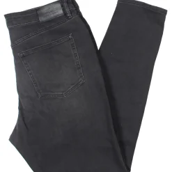 Denim High Rise Straight Leg Jeans