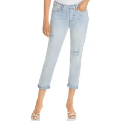 Denim Light Wash Boyfriend Jeans