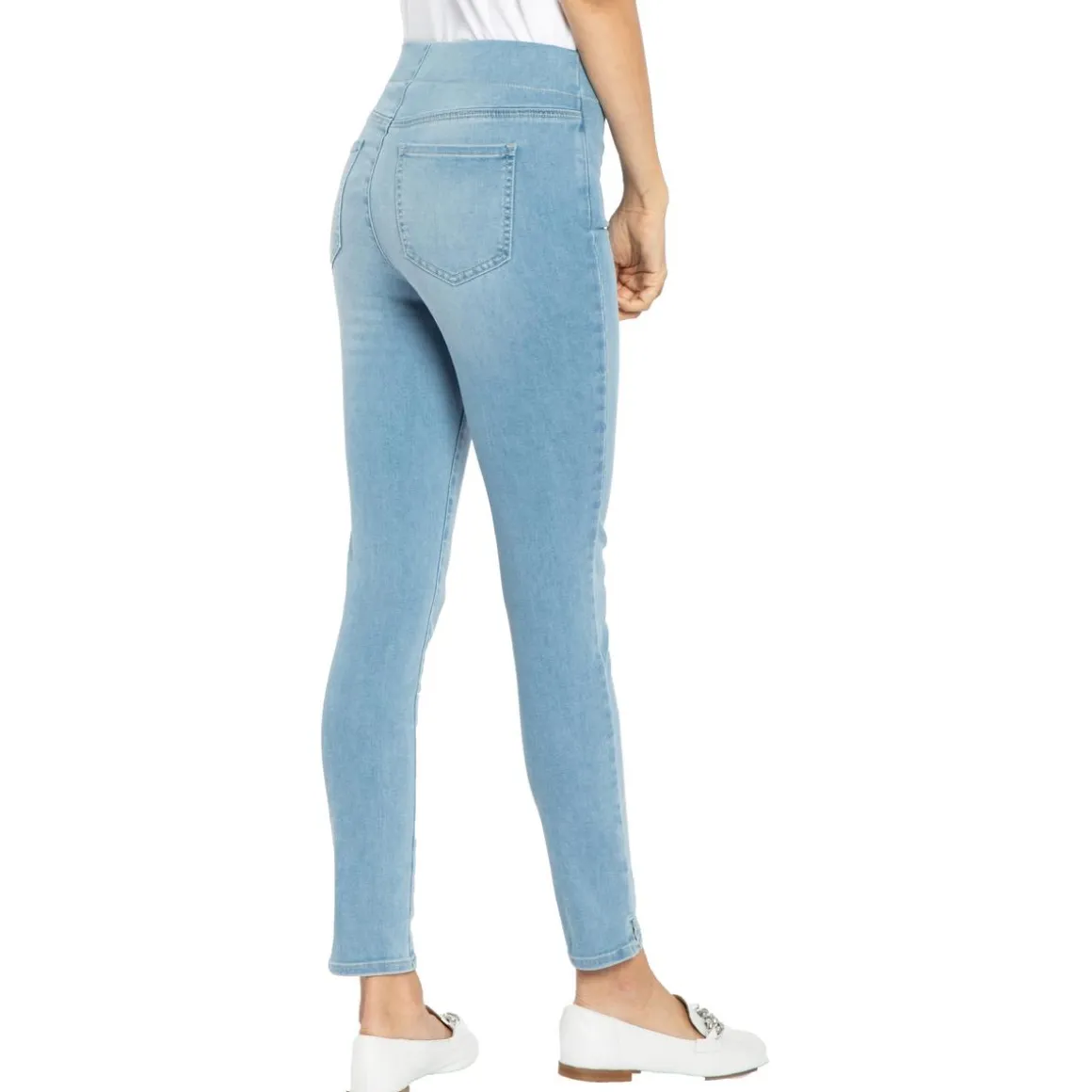 Denim Pull On Skinny Jeans