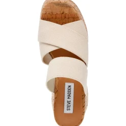 Deo Cork Slip On Platform Sandals