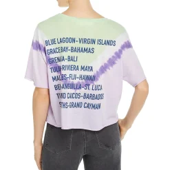 Destination Tie-Dye Cropped Graphic T-Shirt