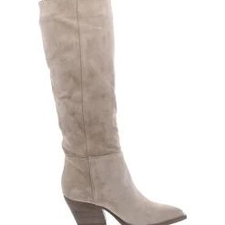 Devina Suede Pull On Knee-High Boots