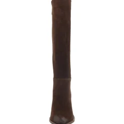 Devina Suede Pull On Knee-High Boots