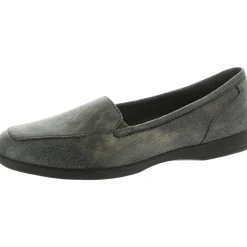 DEVITT18 Cushioned Footbed Faux Leather Loafers